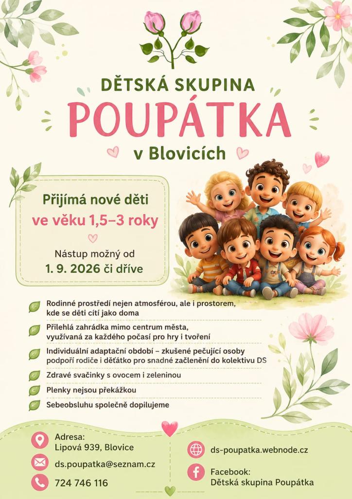 Nabídka dětské skupiny